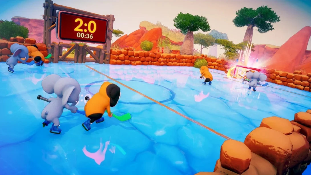 冰球野兽 Hockey Beasts 游戏内截图1 运动 动作
