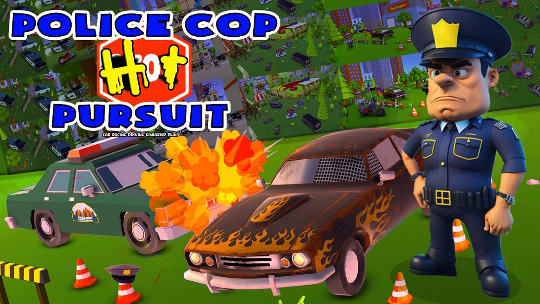 警察追捕 赛车驾驶模拟器真实 Police Cop Hot Pursuit   Car Racing Driving Simulator Real