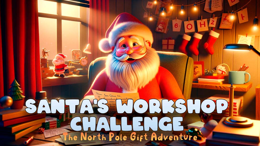 圣诞老人的工作室挑战:北极礼物冒险 .Santa’s Workshop Challenge: The North Pole Gift Adventure