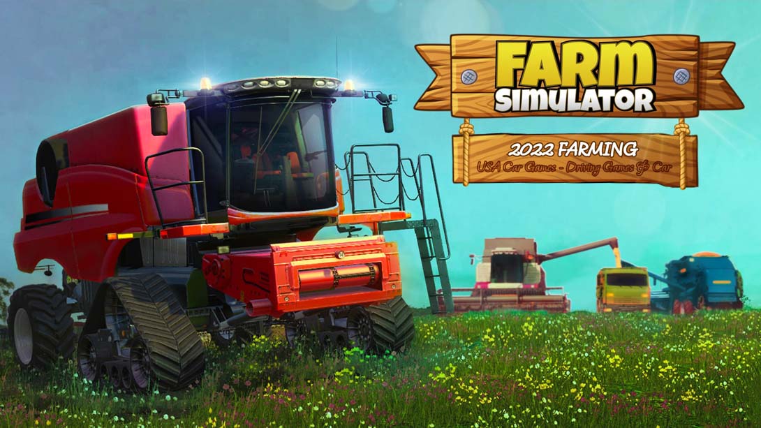 农场模拟美国汽车游戏 驾驶游戏和汽车2022年农场 Farm Simulator USA Car Games   Driving games & Car