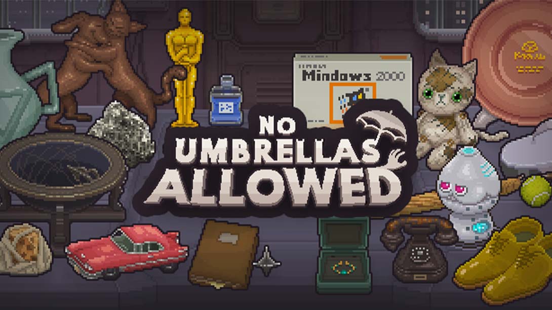 不准带伞 .No Umbrellas Allowed