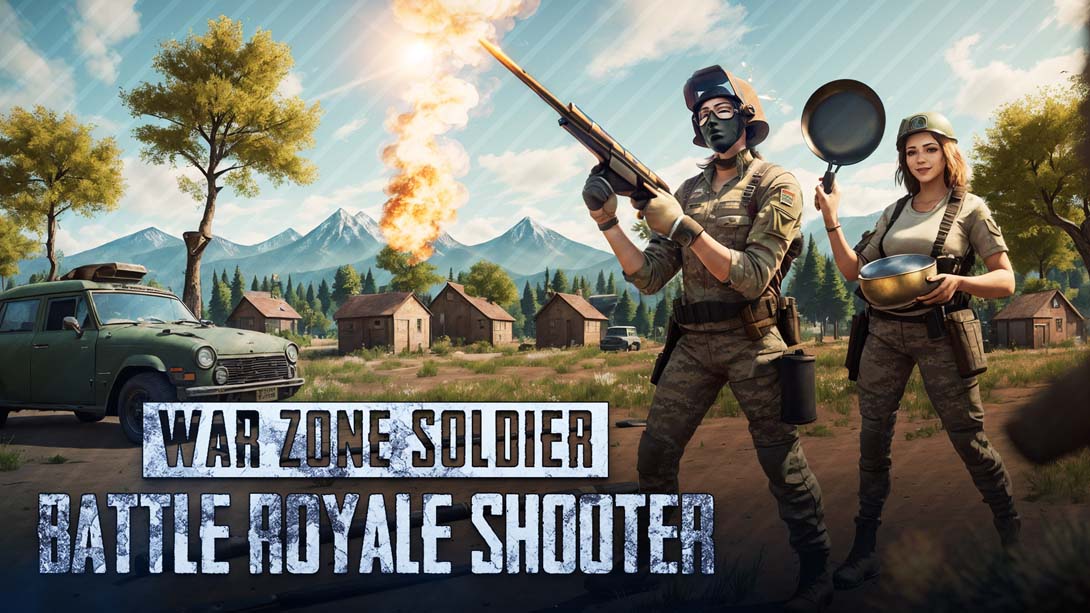 大逃杀射击游戏 .War Zone Soldier Battle Royale Shooter