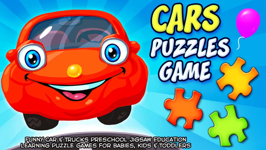 汽车拼图游戏 Cars Puzzles Game   Funny Car & Trucks Preschool Jigsaw Education Lea