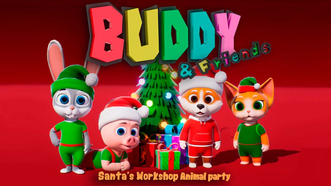 巴迪和朋友:圣诞老人的派对 Buddy & Friends: Santa’s Workshop Animal Party