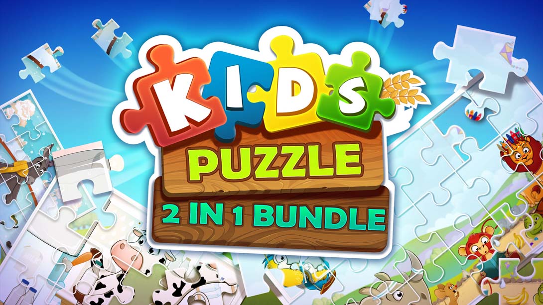儿童拼图二合一 .Kids Puzzle – 2 in 1 Bundle