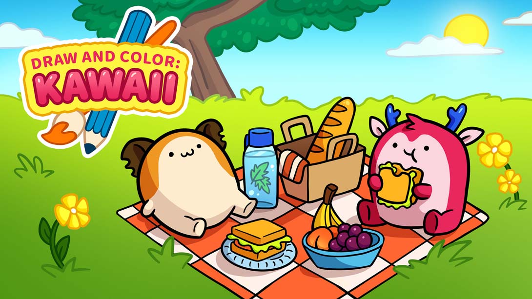 DRAW AND COLOR KAWAII