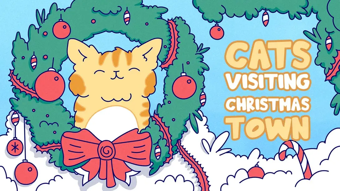 猫造访圣诞小镇 .Cats Visiting Christmas Town
