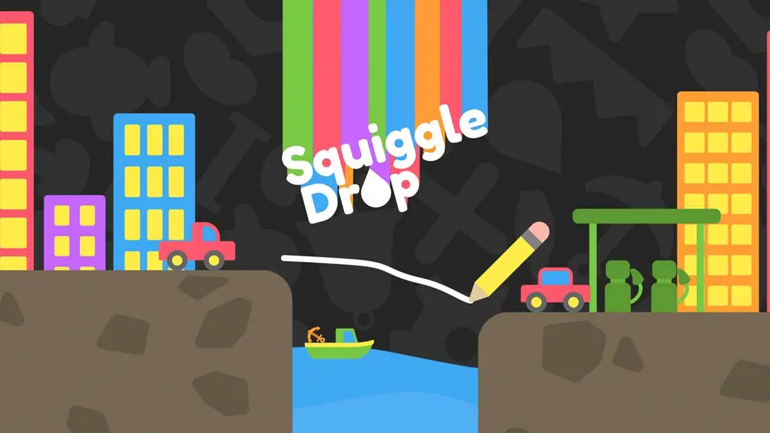 波浪线下降 .Squiggle Drop