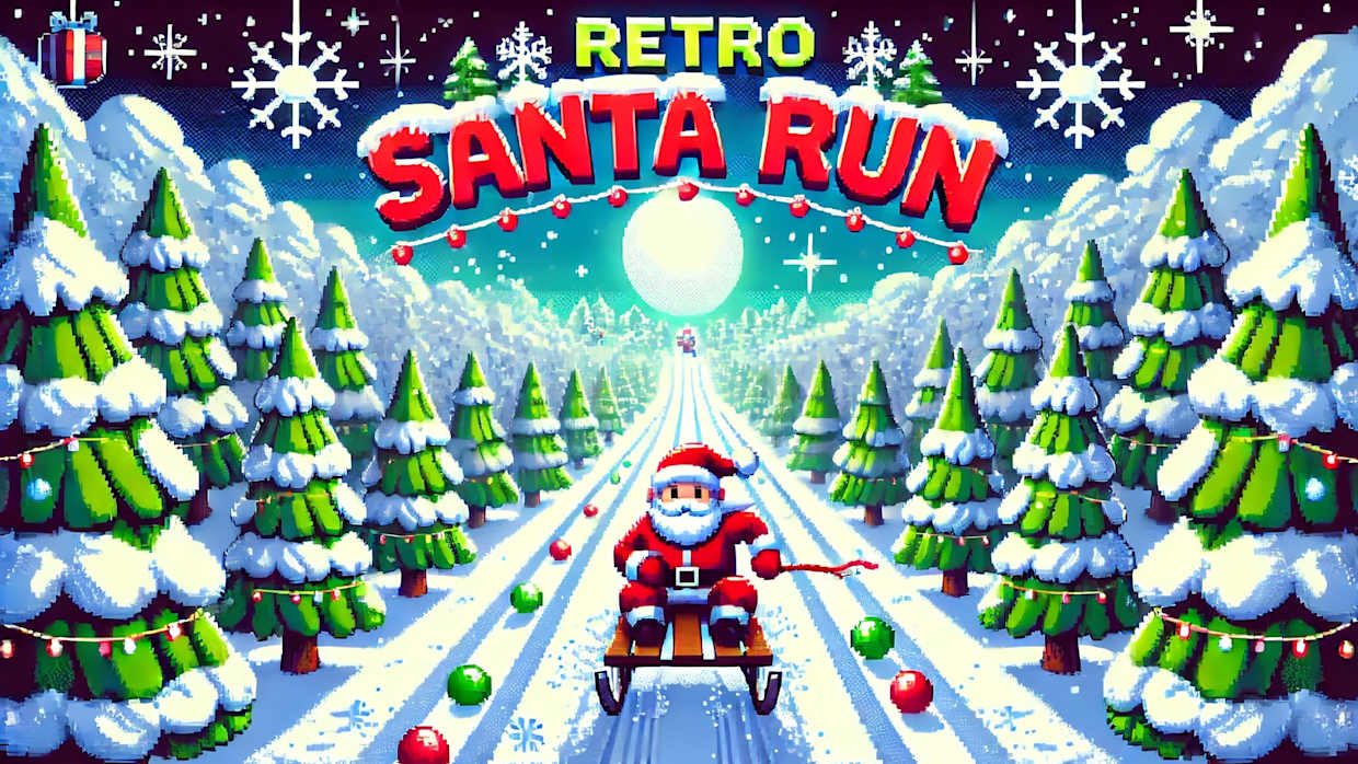 复古圣诞老人奔跑|Retro Santa Run
