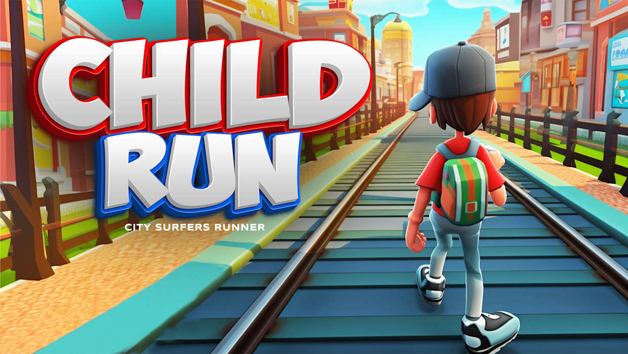 儿童跑步：城市冲浪者跑步|Child Run: City Surfers Runner