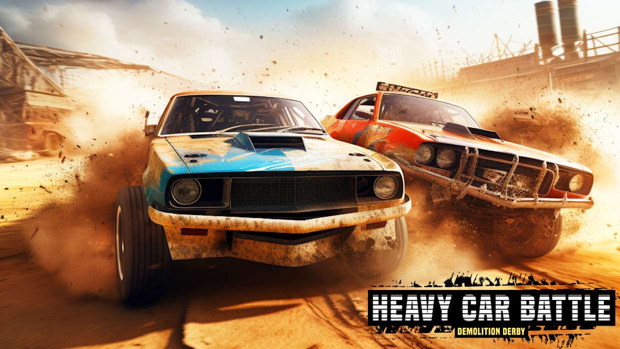 终极汽车大屠杀挑战|重型汽车大战：爆破德比|Heavy Car Battle: Demolition Derby