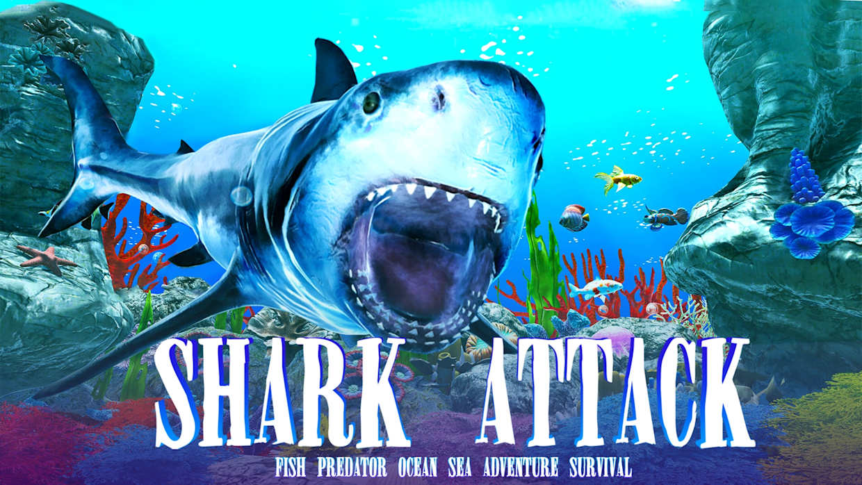 鲨鱼袭击：鱼类捕食者海洋冒险生存|Shark Attack: Fish Predator Ocean Sea Adventure Survival
